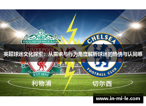 英超球迷文化探索：从需求与行为角度解析球迷的热情与认同感